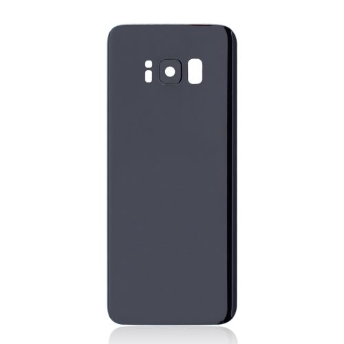 Back Cover Glass With Camera Lens Compatible For Samsung Galaxy S8 black