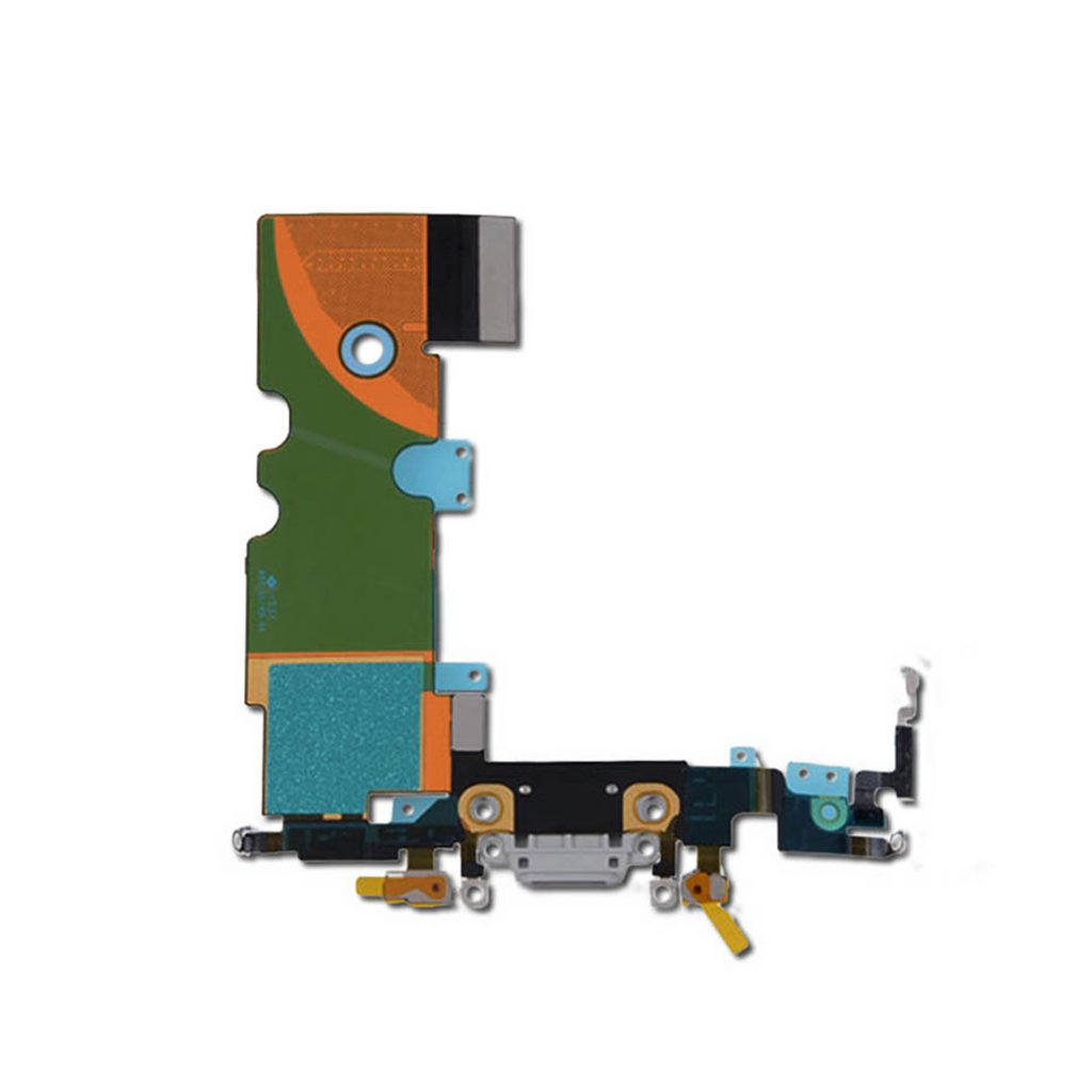 iPhone 8 / iPhone SE 2020 Charging Port +Flex White (OEM New) MK Mobile