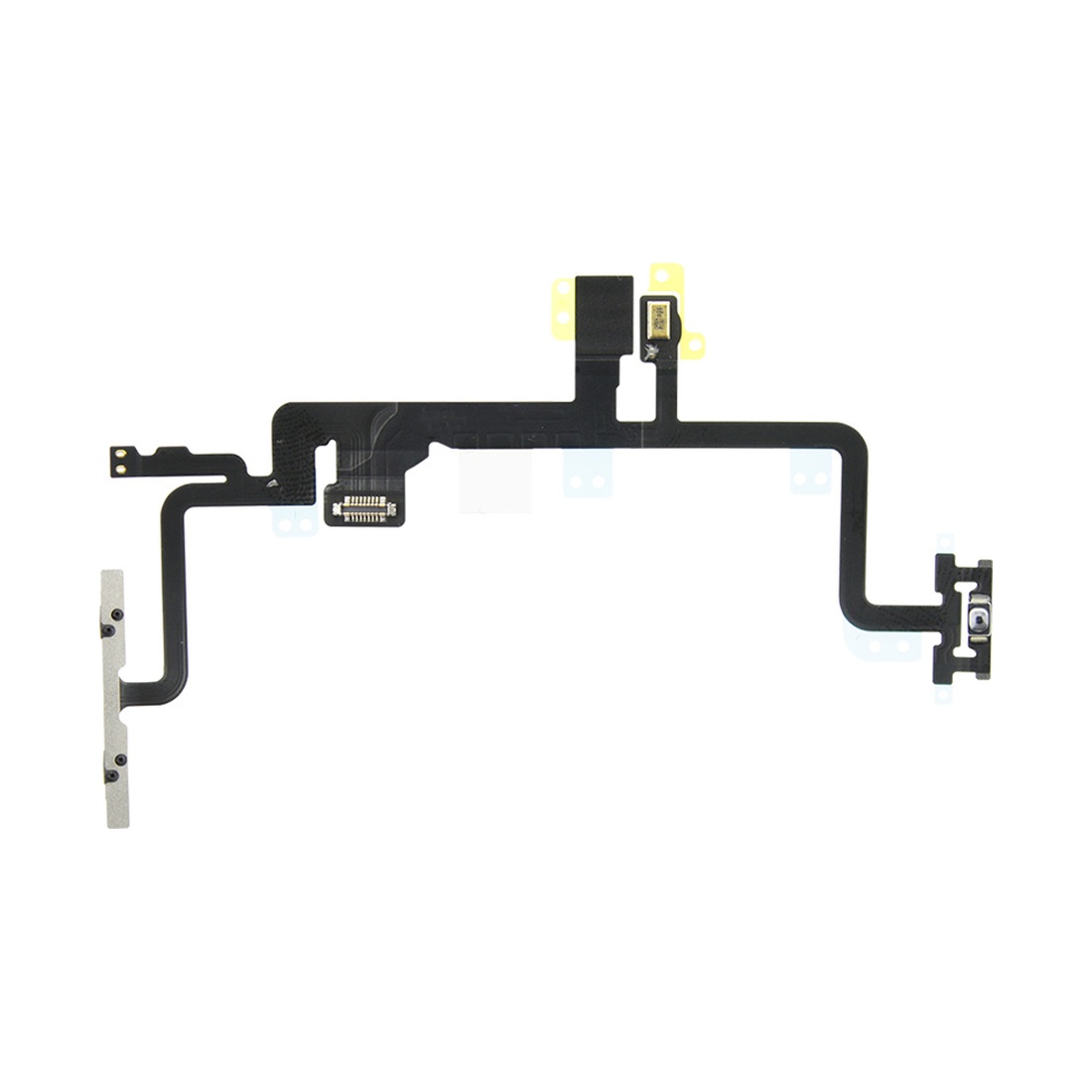 Câble Flex Nappe Pour IPhone 7 - Volume, Mute, Power, Flash - Avec Calles Métalliques