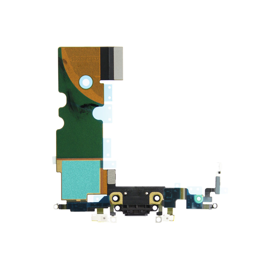 iPhone 8 / iPhone SE 2020 Charging Port +Flex Black (OEM New) MK Mobile