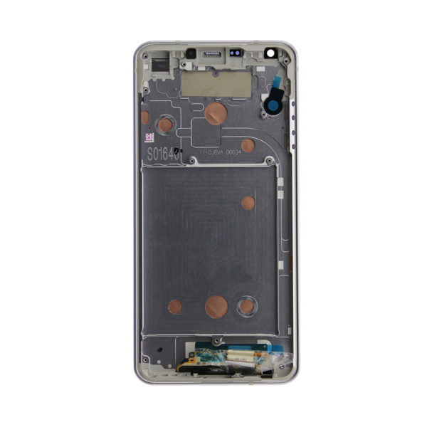 lg g6 lcd assembly silver frame 1