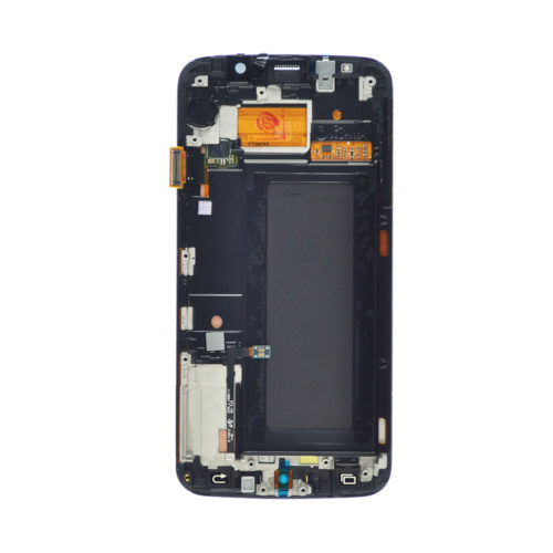 samsung galaxy s6edge lcd assembly frame white 1