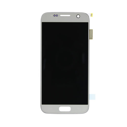 samsung galaxy s7 lcd assembly frame silver