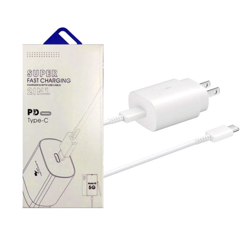 samsung 2in1 supercharger typec white