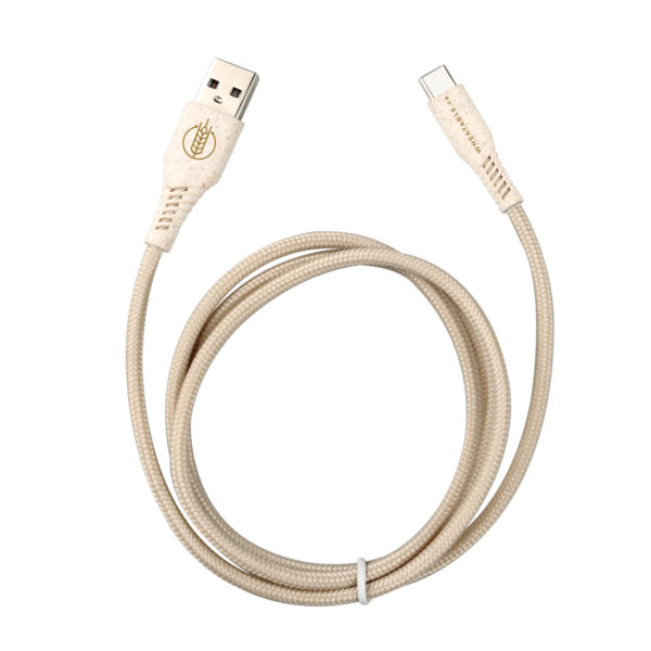 wheatable usb usbc bioderadable fastcharge cable 1