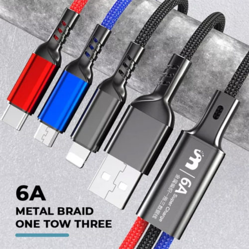 3in1 braided 6a cable fast 2