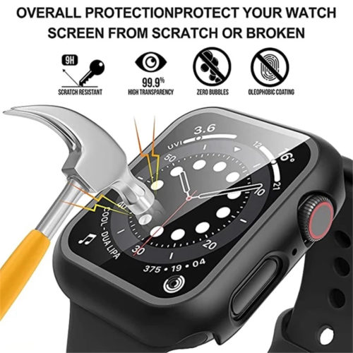 tempered glass case iwatch7