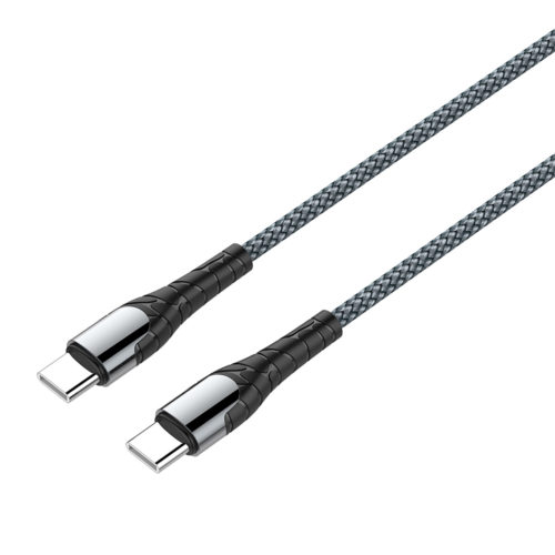 LDNIO lc102 60w 3a fast charge typec cable gray
