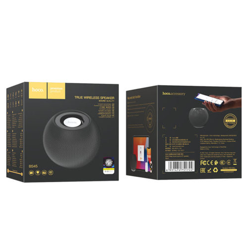hoco bs45 deep sound sports bt speaker black 1