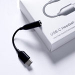 typec 3 5mm headphone jack adapter packaging black 5