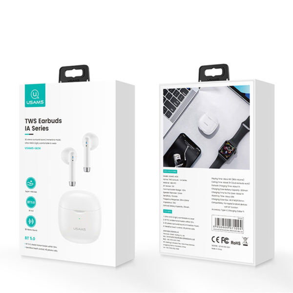usams tws earbuds iaseries packaging