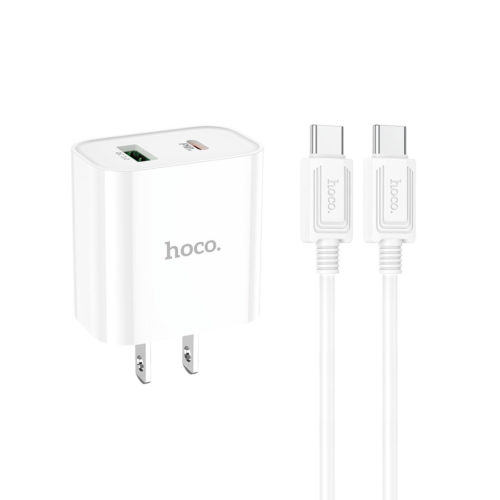 hoco c80 plus fast charger type c to type c