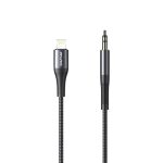 Awei CL 116L Aux to lightning Cable 1M Black 1.jpg
