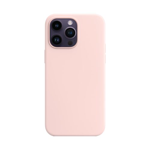 Silicone Case For iPhone 14 Pro Max Chalk Pink.jpg