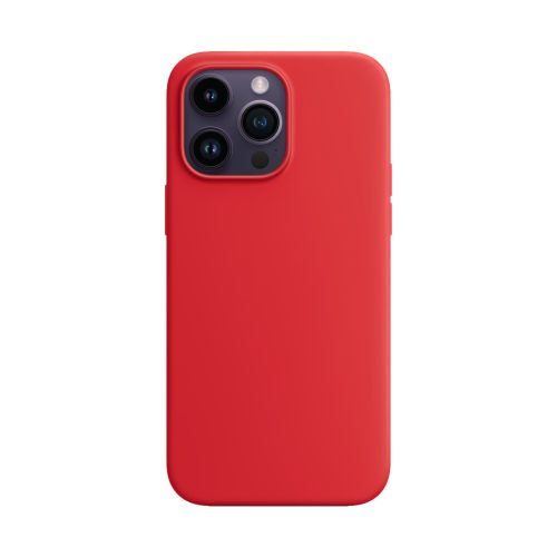 Silicone Case For iPhone 14 Pro Max Red .jpg