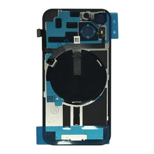 Back Glass +Steel Plate +Pre Installed MagSafe Magnet +NFC And Flashlight Flex For iPhone 14 Plus Blue