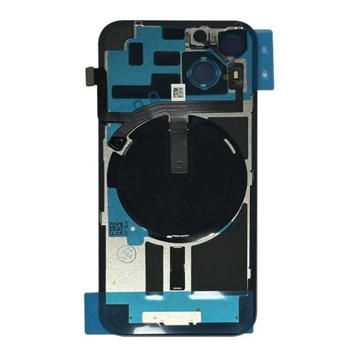 Back Glass +Steel Plate +Pre Installed MagSafe Magnet +NFC And Flashlight Flex For iPhone 14 blue