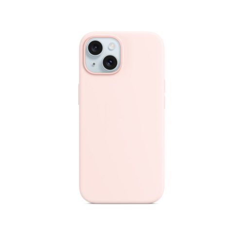 Silicone Case For iPhone 15 Light Pink