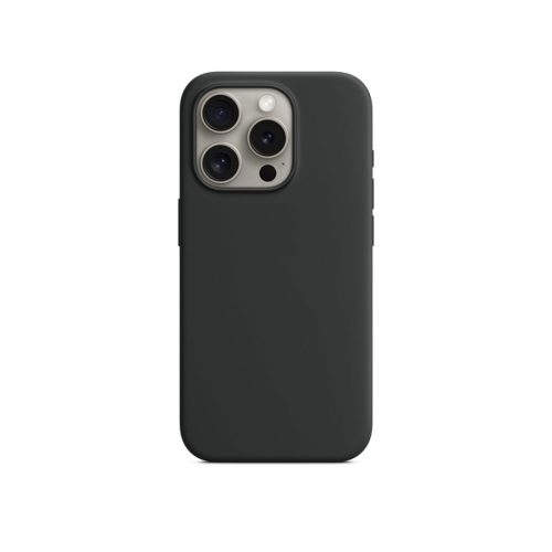 Silicone Case For iPhone 15 Pro Black
