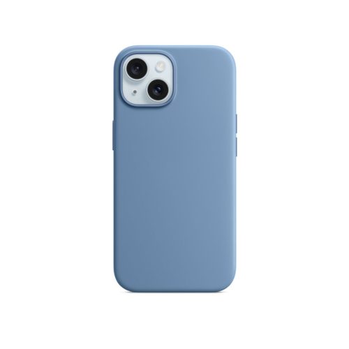 Silicone Case For iPhone 15 Winter Blue