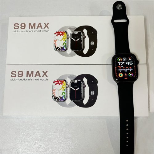 S9 Max SmartWatch Black (45mm) Packaging