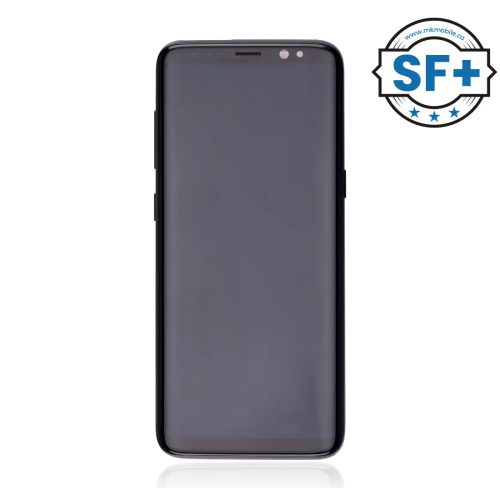 Samsung Galaxy S8 Assembly Frame Black SF FRONT