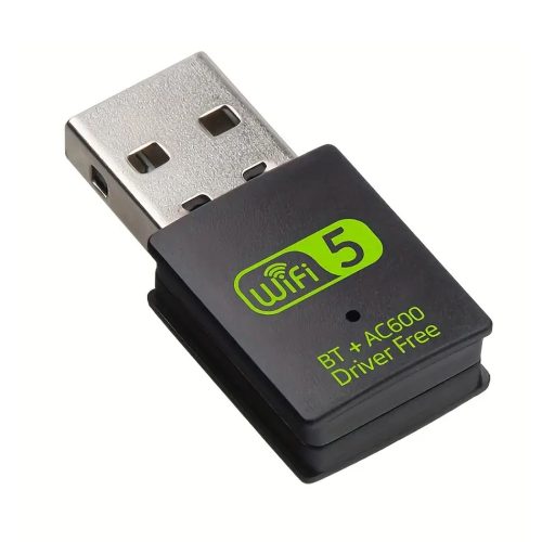 USB WiFi And Bluetooth Adapter,600Mbps Dual Band 2.4G 5G Wireless WiFi Dongle (AC Series)